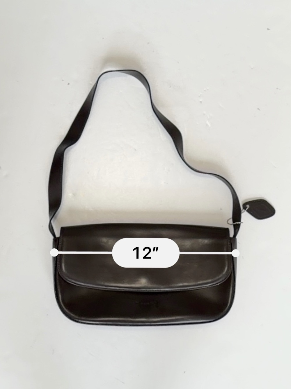 Vintage i santi Italian Leather Brown Shoulder Bag - Picture 6 of 13